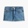 Skinny denim shorts for barn