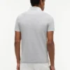 Slim Fit Block Stripe Stretch Pique Polo