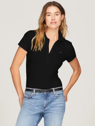 Slim Fit Stretch Cotton Polo