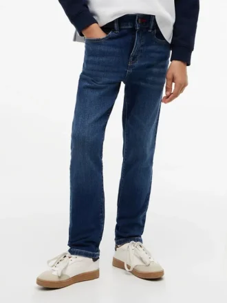 Slim fit-stretchjeans for barn