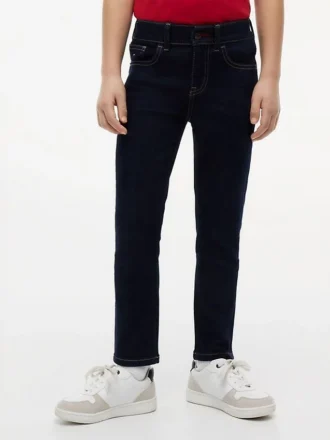 Slim fit-stretchjeans for barn