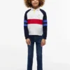 Slim fit-stretchjeans for barn
