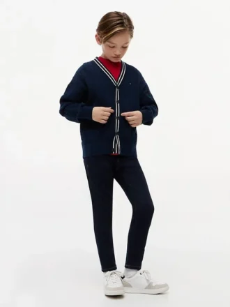 Slim fit-stretchjeans for barn