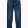 Slim fit-stretchjeans for barn