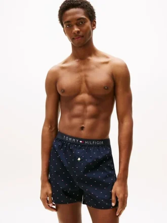 Slim Fit vevd boksershorts