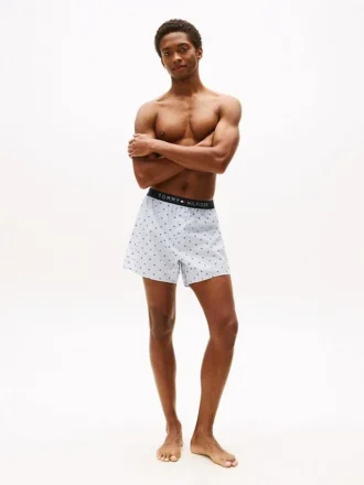 Slim Fit vevd boksershorts