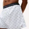 Slim Fit vevd boksershorts