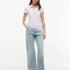 Slim Fit Zip Polo