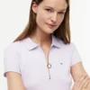 Slim Fit Zip Polo