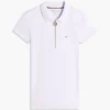 Slim Fit Zip Polo