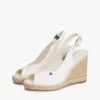 Slingback-sandaler med kilehæl
