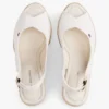 Slingback-sandaler med kilehæl