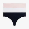 Sømløs tanga, 3-pakning