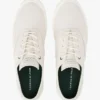Sneakers i kanvas med preget logo