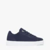 Sneakers i semsket skinn med cupsole