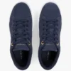 Sneakers i semsket skinn med cupsole