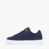 Sneakers i semsket skinn med cupsole