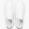 Sneakers i vulkanisert skinn