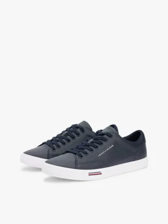 Sneakers i vulkanisert skinnblanding Sneakers i vulkanisert skinnblanding