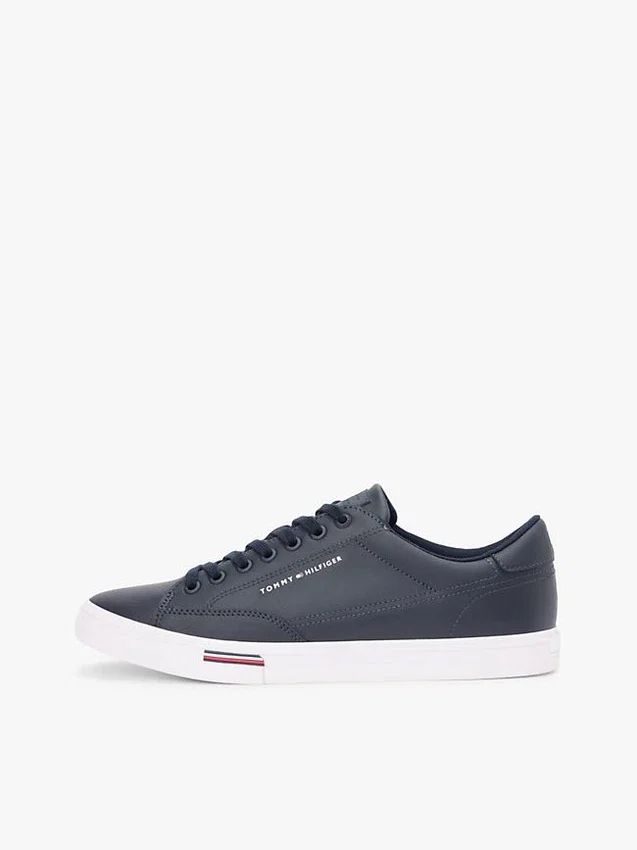 Sneakers i vulkanisert skinnblanding Sneakers i vulkanisert skinnblanding