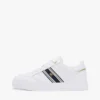 Sneakers med stroppestripe og skinnsåle