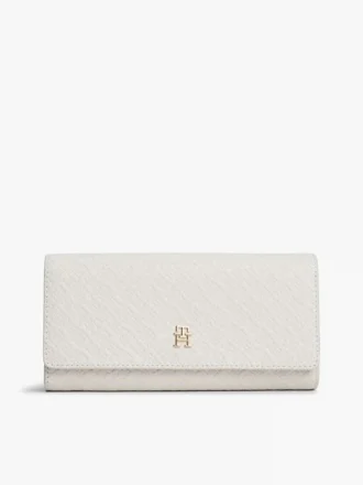 Stor lommebok med monogram over hele overflaten