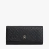 Stor lommebok med monogram over hele overflaten