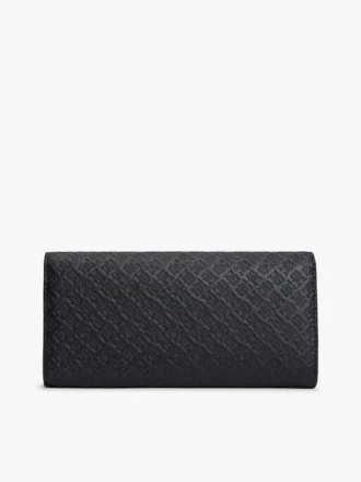 Stor lommebok med monogram over hele overflaten