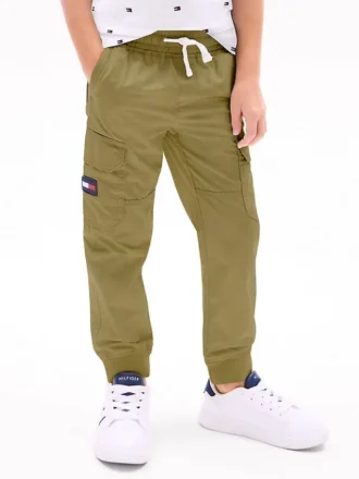 Stretch-cargojoggebukse for barn