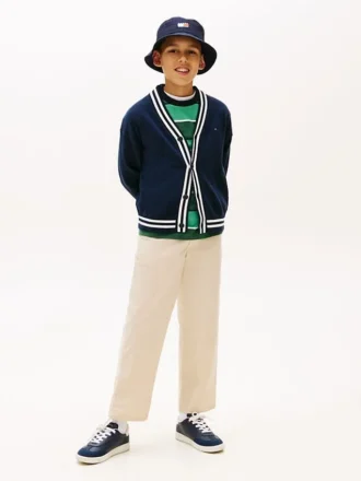 Stretch-chino i baggy-modell for barn