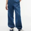 Stretch-chino-joggebukse for barn