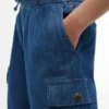 Stretch-chino-joggebukse for barn