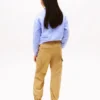 Stretch-chino-joggebukse for barn