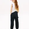 Stretch-chino-joggebukse for barn