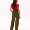 Stretch-chino-joggebukse for barn