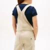 Stretch-denim-overall med vide ben for barn
