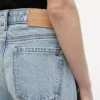 Stretch High-Rise Barrel Jeans