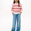 Stretch-jeans med vid benvidde for barn