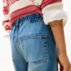 Stretch-jeans med vid benvidde for barn