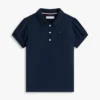 Stretch-polo med puffermmer for barn