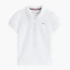 Stretch-polo med puffermmer for barn