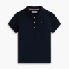 Stretch-polo med puffermmer for barn