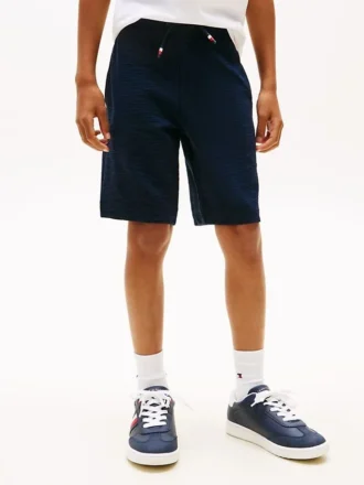 Stretch-seersuckershorts for barn