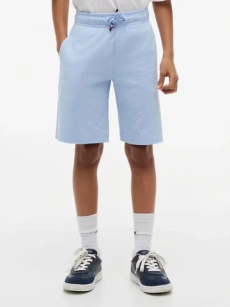 Stretch-seersuckershorts for barn