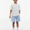 Stretch-seersuckershorts for barn