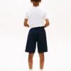 Stretch-seersuckershorts for barn