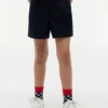 Stretch-shorts med belte for barn