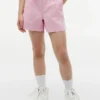Stretch-shorts med belte for barn
