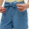 Stretch-shorts med belte for barn