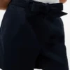 Stretch-shorts med belte for barn